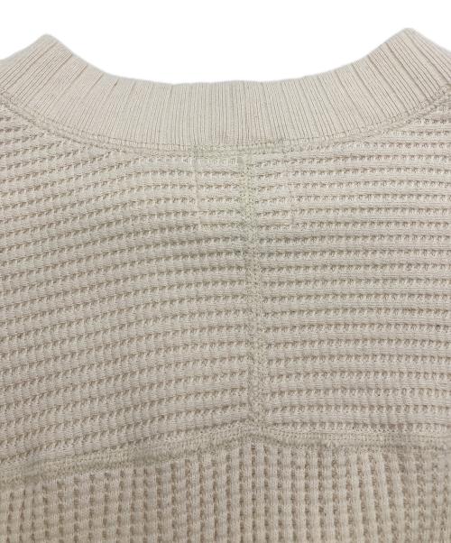 JACKMAN（ジャックマン）jackman (ジャックマン) Waffle Mid-neck ベージュ サイズ:Lの古着・服飾アイテム