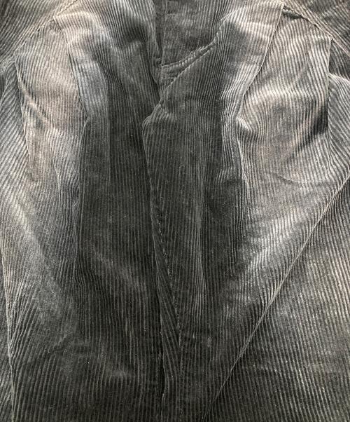CONZ（コンズ）conz (コンズ) CORDUROY CURVED LEG PANTS ブラック サイズ:1の古着・服飾アイテム