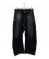 conz（コンズ）の古着「CORDUROY CURVED LEG PANTS」｜ブラック