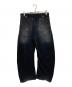 conz (コンズ) CORDUROY CURVED LEG PANTS ブラック サイズ:1：6000円