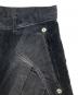中古・古着 conz (コンズ) CORDUROY CURVED LEG PANTS ブラック サイズ:1：6000円