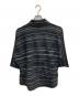ISSEY MIYAKE (イッセイミヤケ) ストライプニットジャケット ブラック サイズ:2：15000円