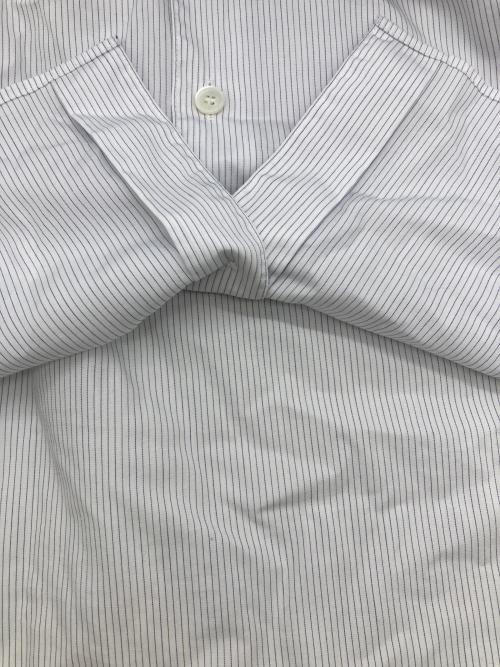 journal standard luxe（ジャーナルスタンダード ラックス）JOURNAL STANDARD LUXE (ジャーナルスタンダード ラックス) ツイル オーバーシャツ長袖シャツ ブルー サイズ:表記無の古着・服飾アイテム