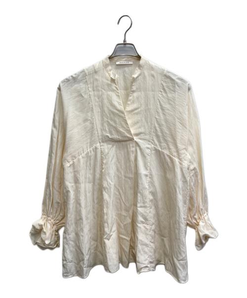 house of lotus（ハウスオブロータス）HOUSE OF LOTUS (ハウスオブロータス) ギャザーシャツ ベージュ サイズ:Mの古着・服飾アイテム
