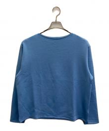 AURALEE（オーラリー）の古着「26SS DOUBLE JERSEY BOAT NECK PULLOVER」｜ブルー