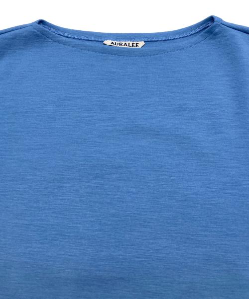 AURALEE（オーラリー）AURALEE (オーラリー) 26SS DOUBLE JERSEY BOAT NECK PULLOVER ブルー サイズ:4の古着・服飾アイテム