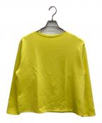 AURALEEオーラリー）の古着「26SS DOUBLE JERSEY BOAT NECK PULLOVER」｜イエロー