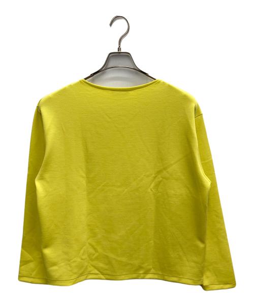 AURALEE（オーラリー）AURALEE (オーラリー) 26SS DOUBLE JERSEY BOAT NECK PULLOVER イエロー サイズ:4の古着・服飾アイテム