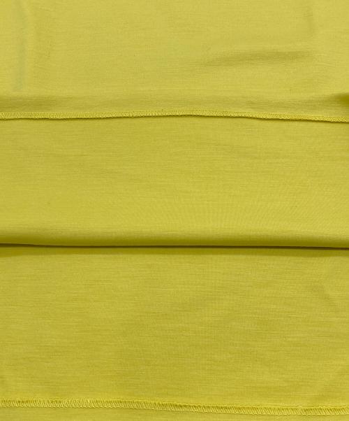 AURALEE（オーラリー）AURALEE (オーラリー) 26SS DOUBLE JERSEY BOAT NECK PULLOVER イエロー サイズ:4の古着・服飾アイテム