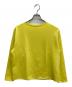 AURALEE（オーラリー）の古着「26SS DOUBLE JERSEY BOAT NECK PULLOVER」｜イエロー