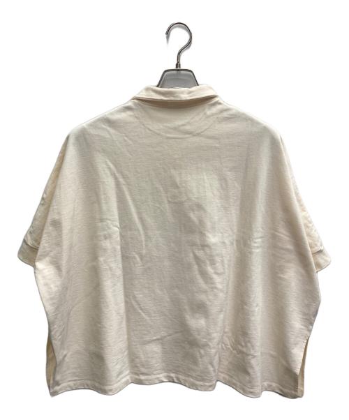 journal standard luxe（ジャーナルスタンダード ラックス）journal standard luxe (ジャーナルスタンダード ラックス) デラヴェジャージー ポロプルオーバー ベージュ サイズ:FREEの古着・服飾アイテム