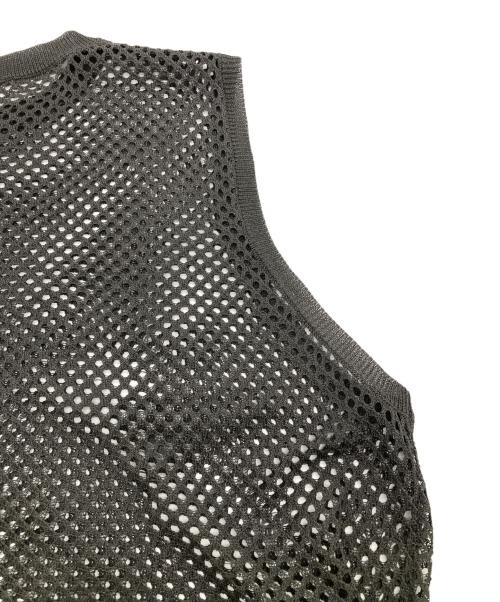 journal standard luxe（ジャーナルスタンダード ラックス）JOURNAL STANDARD LUXE (ジャーナルスタンダード ラックス) 26SS メッシュアミ ベスト ブラウン サイズ:FREEの古着・服飾アイテム