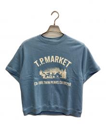 THE SHINZONE（ザ シンゾーン）の古着「T.P.MARKET HAFL SLEEVE SWEAT」｜ブルー