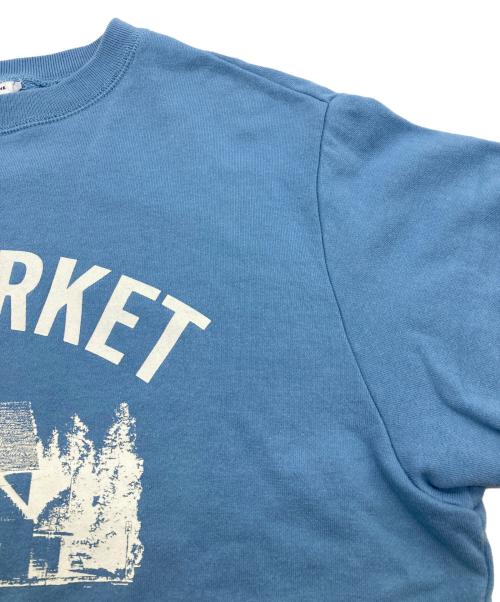 THE SHINZONE（ザ シンゾーン）THE SHINZONE (ザ シンゾーン) T.P.MARKET HAFL SLEEVE SWEAT ブルー サイズ:FOの古着・服飾アイテム