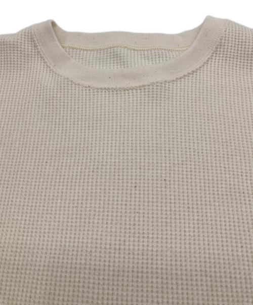 journal standard luxe（ジャーナルスタンダード ラックス）journal standard luxe (ジャーナルスタンダード ラックス) 25SS ワッフルプルオーバーTシャツ ベージュ サイズ:FREEの古着・服飾アイテム