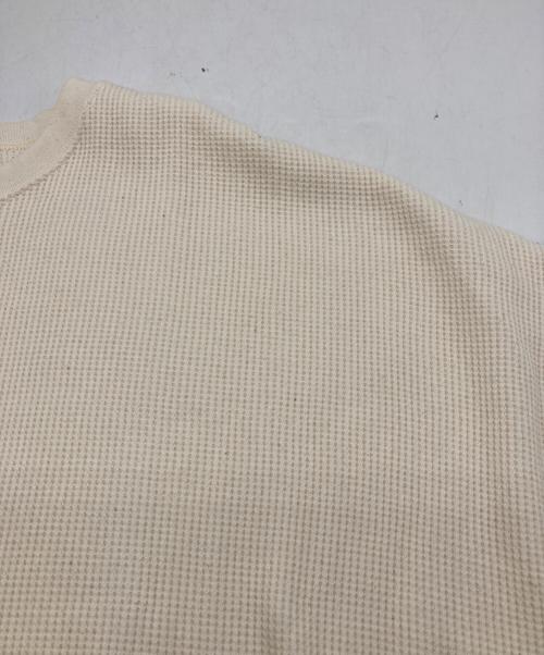 journal standard luxe（ジャーナルスタンダード ラックス）journal standard luxe (ジャーナルスタンダード ラックス) 25SS ワッフルプルオーバーTシャツ ベージュ サイズ:FREEの古着・服飾アイテム