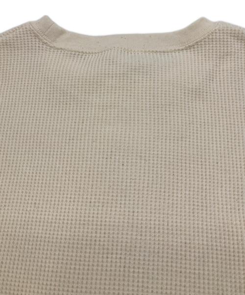 journal standard luxe（ジャーナルスタンダード ラックス）journal standard luxe (ジャーナルスタンダード ラックス) 25SS ワッフルプルオーバーTシャツ ベージュ サイズ:FREEの古着・服飾アイテム