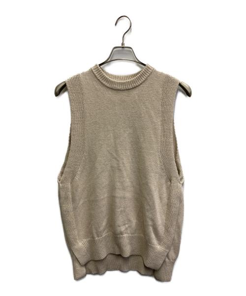 TODAYFUL（トゥデイフル）TODAYFUL (トゥデイフル) コットンリネンニットベス ベージュ サイズ:FREEの古着・服飾アイテム