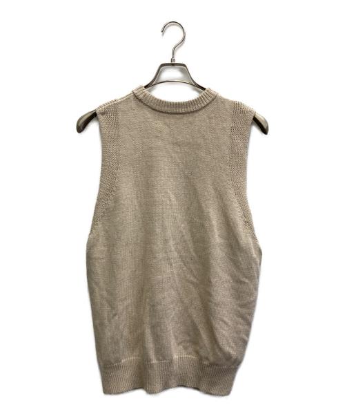TODAYFUL（トゥデイフル）TODAYFUL (トゥデイフル) コットンリネンニットベス ベージュ サイズ:FREEの古着・服飾アイテム