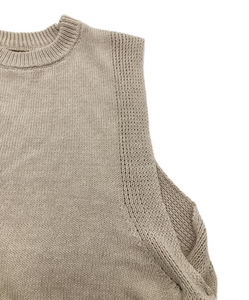 TODAYFUL（トゥデイフル）TODAYFUL (トゥデイフル) コットンリネンニットベス ベージュ サイズ:FREEの古着・服飾アイテム
