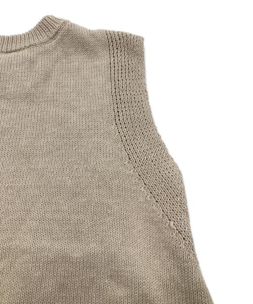 TODAYFUL（トゥデイフル）TODAYFUL (トゥデイフル) コットンリネンニットベス ベージュ サイズ:FREEの古着・服飾アイテム