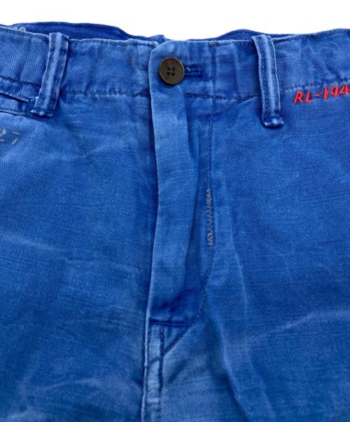 POLO RALPH LAUREN（ポロ・ラルフローレン）POLO RALPH LAUREN (ポロ・ラルフローレン) スーベニア ステンシル ショーツ ブルー サイズ:W30×L32の古着・服飾アイテム