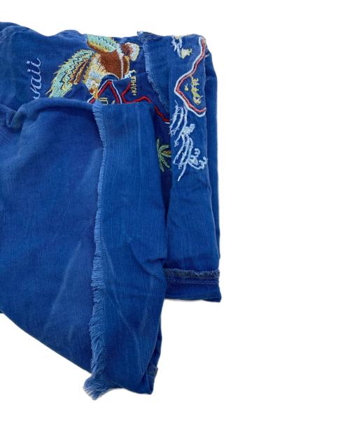 POLO RALPH LAUREN（ポロ・ラルフローレン）POLO RALPH LAUREN (ポロ・ラルフローレン) スーベニア ステンシル ショーツ ブルー サイズ:W30×L32の古着・服飾アイテム
