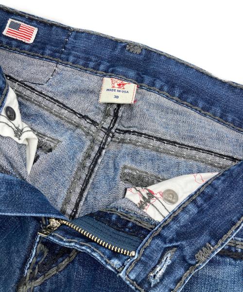 TRUE RELIGION（トゥルー レリジョン）TRUE RELIGION (トゥルー レリジョン) RICKY SUPER QT デニムパンツ インディゴ サイズ:34の古着・服飾アイテム