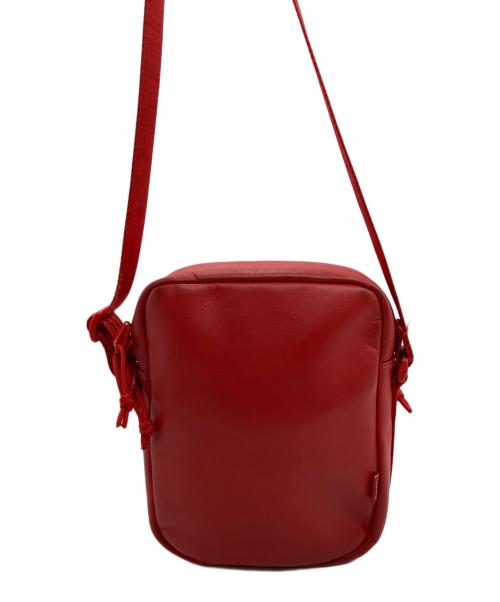 SUPREME（シュプリーム）Supreme (シュプリーム) 23AW Leather Shoulder Bag レッドの古着・服飾アイテム
