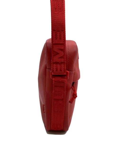 SUPREME（シュプリーム）Supreme (シュプリーム) 23AW Leather Shoulder Bag レッドの古着・服飾アイテム
