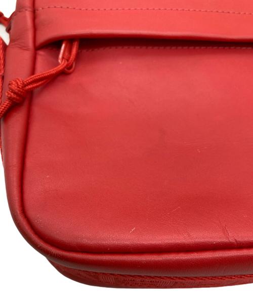 SUPREME（シュプリーム）Supreme (シュプリーム) 23AW Leather Shoulder Bag レッドの古着・服飾アイテム
