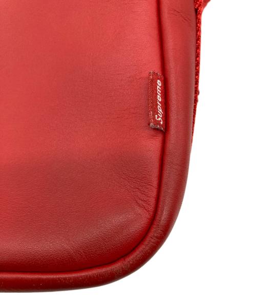 SUPREME（シュプリーム）Supreme (シュプリーム) 23AW Leather Shoulder Bag レッドの古着・服飾アイテム