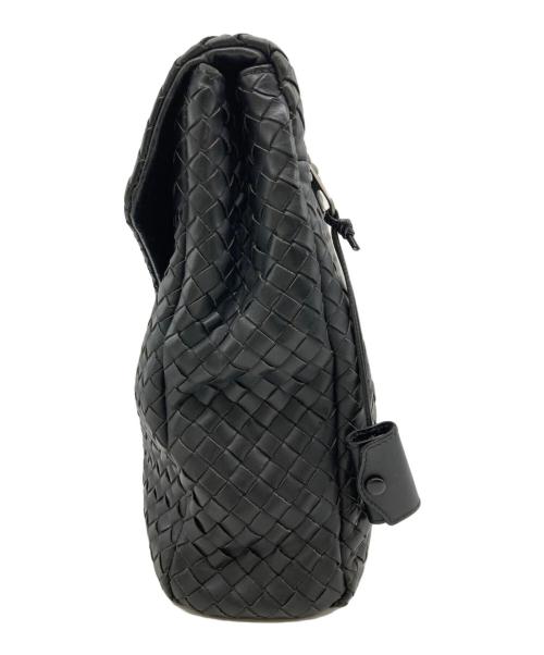 BOTTEGA VENETA（ボッテガベネタ）BOTTEGA VENETA (ボッテガベネタ) イントレチャートブリーフバッグ ブラックの古着・服飾アイテム
