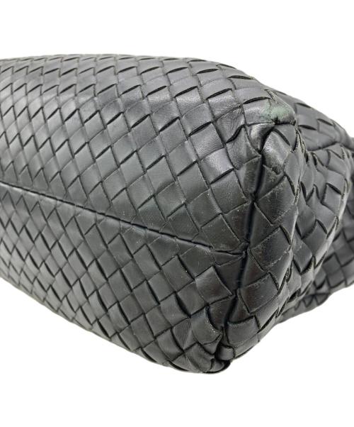 BOTTEGA VENETA（ボッテガベネタ）BOTTEGA VENETA (ボッテガベネタ) イントレチャートブリーフバッグ ブラックの古着・服飾アイテム