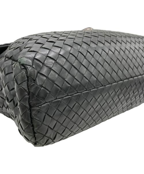 BOTTEGA VENETA（ボッテガベネタ）BOTTEGA VENETA (ボッテガベネタ) イントレチャートブリーフバッグ ブラックの古着・服飾アイテム