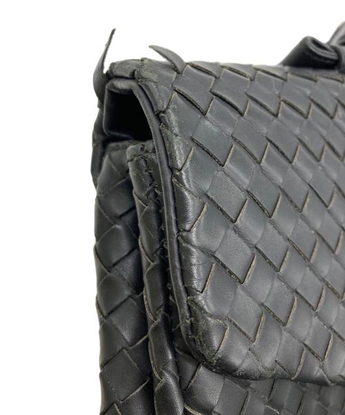 BOTTEGA VENETA（ボッテガベネタ）BOTTEGA VENETA (ボッテガベネタ) イントレチャートブリーフバッグ ブラックの古着・服飾アイテム