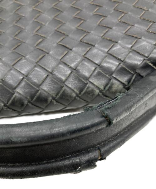 BOTTEGA VENETA（ボッテガベネタ）BOTTEGA VENETA (ボッテガベネタ) イントレチャートブリーフバッグ ブラックの古着・服飾アイテム