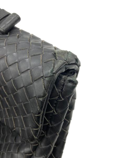 BOTTEGA VENETA（ボッテガベネタ）BOTTEGA VENETA (ボッテガベネタ) イントレチャートブリーフバッグ ブラックの古着・服飾アイテム