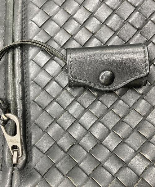 BOTTEGA VENETA（ボッテガベネタ）BOTTEGA VENETA (ボッテガベネタ) イントレチャートブリーフバッグ ブラックの古着・服飾アイテム