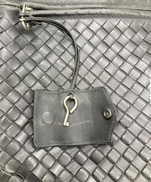 BOTTEGA VENETA（ボッテガベネタ）BOTTEGA VENETA (ボッテガベネタ) イントレチャートブリーフバッグ ブラックの古着・服飾アイテム