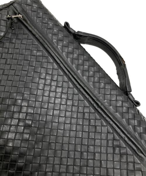 BOTTEGA VENETA（ボッテガベネタ）BOTTEGA VENETA (ボッテガベネタ) イントレチャートブリーフバッグ ブラックの古着・服飾アイテム
