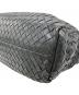 中古・古着 BOTTEGA VENETA (ボッテガベネタ) イントレチャートブリーフバッグ ブラック：20000円