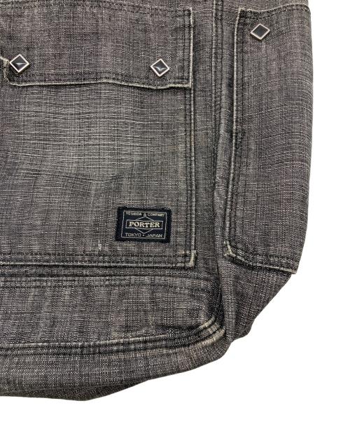 PORTER（ポーター）PORTER (ポーター) OUNCEトートバッグ グレーの古着・服飾アイテム