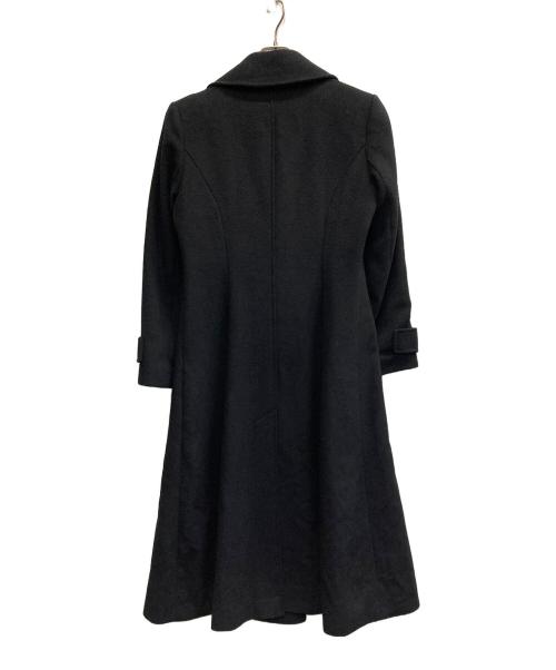 LAUREN RALPH LAUREN（ローレンラルフローレン）LAUREN RALPH LAUREN (ローレンラルフローレン) ウール混ダブルコート ブラック サイズ:8の古着・服飾アイテム