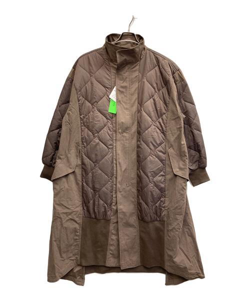 etsinta（エシンタ）etsinta (エシンタ) 切替マキシミリタリーコート ブラウン サイズ:FREE 未使用品の古着・服飾アイテム