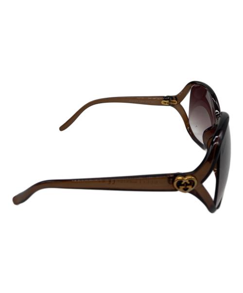 GUCCI（グッチ）GUCCI (グッチ) インターロッキングGハートサングラス ブラウン サイズ:SIZE 62□13-120の古着・服飾アイテム