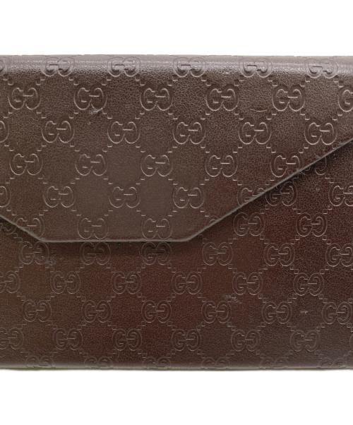 GUCCI（グッチ）GUCCI (グッチ) インターロッキングGハートサングラス ブラウン サイズ:SIZE 62□13-120の古着・服飾アイテム