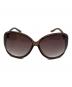 GUCCI (グッチ) インターロッキングGハートサングラス ブラウン サイズ:SIZE 62□13-120：14000円