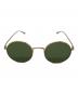 OLIVER PEOPLES (オリバーピープルズ) THE ROW (ザ ロウ) コラボサングラス グリーン×ブラッシュド・ゴールド サイズ:SIZE 49□22-145：25000円