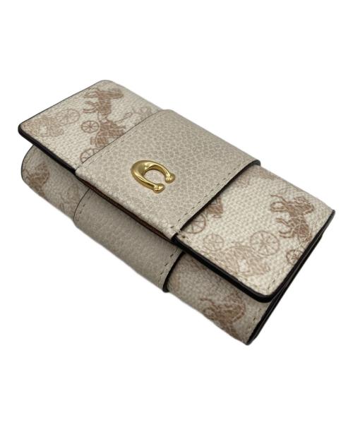 COACH（コーチ）COACH (コーチ) 6連キーケース ベージュの古着・服飾アイテム